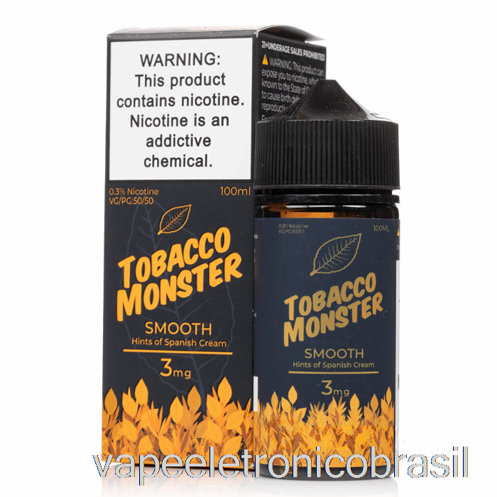 Vape Eletrônico Suave - Monstro Do Tabaco - 100ml 12mg